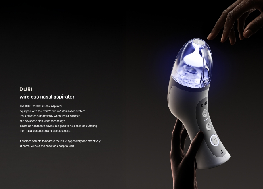 DURI wireless nasal aspirator